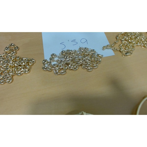 Cadena calabrote de oro 18k 60 cm